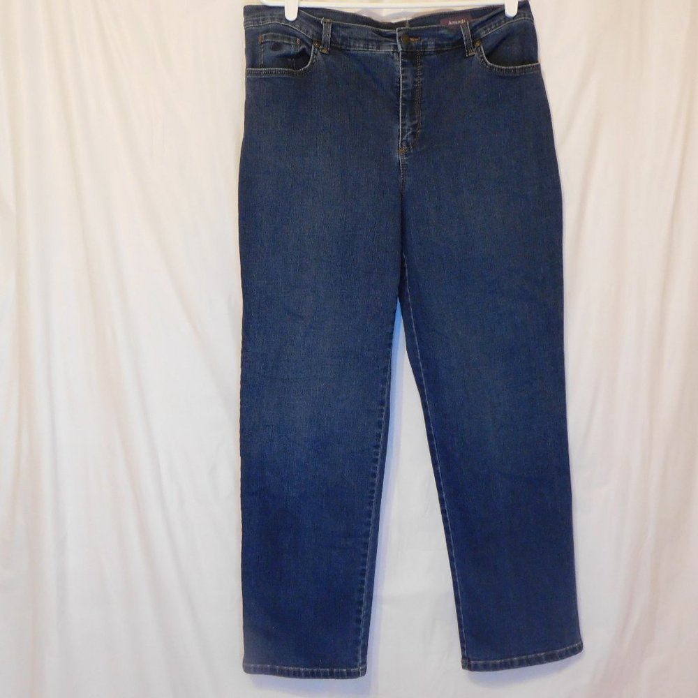 Gloria Vanderbilt Women's Blue Jeans Size 18 (3XL)
